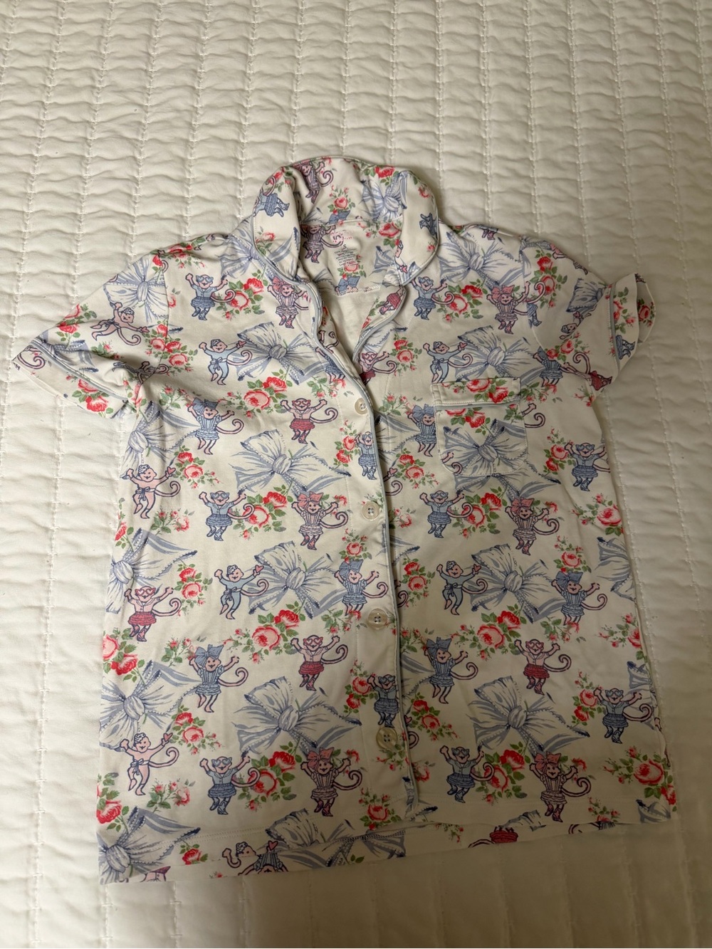 Roller Rabbit x LoveShackFancy Rosa Beaux Monkey Set - Picture 5 of 10